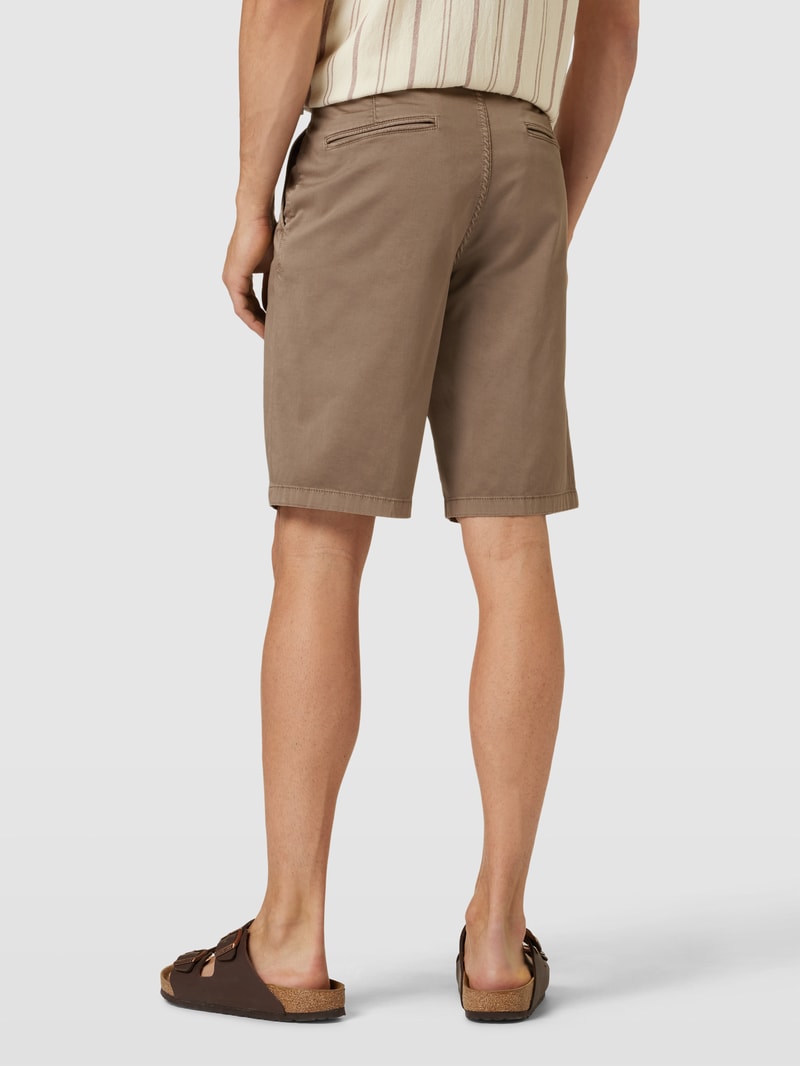 Bermudas mit französischen Eingrifftaschen Modell 'Halvar' in beige