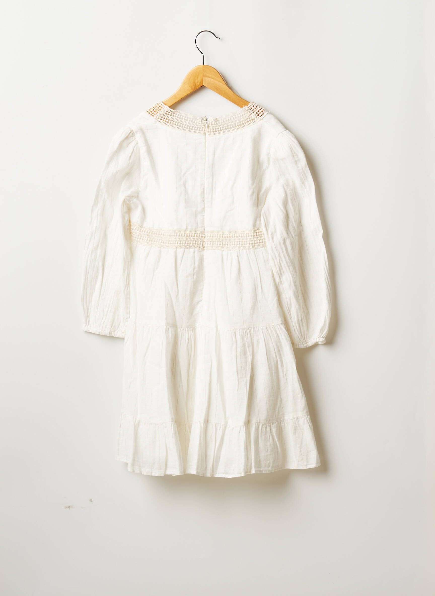 Mayoral Robes Mi Longues Fille couleur blanc