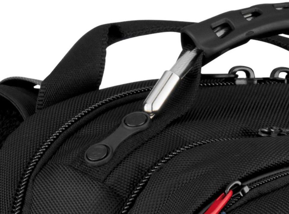 Wenger Laptoprucksack Carbon, schwarz, für Laptops bis 17,3 Zoll