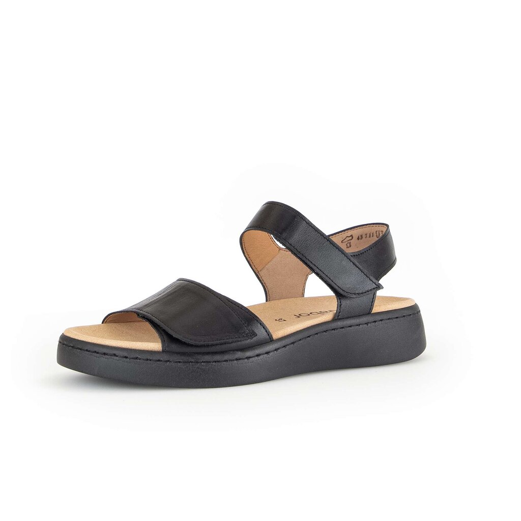 Gabor fashion Plateau Sandale schwarz