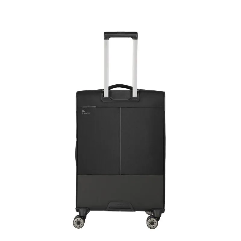 Travelite CROSSLITE Trolley M (66 cm) - Schwarz