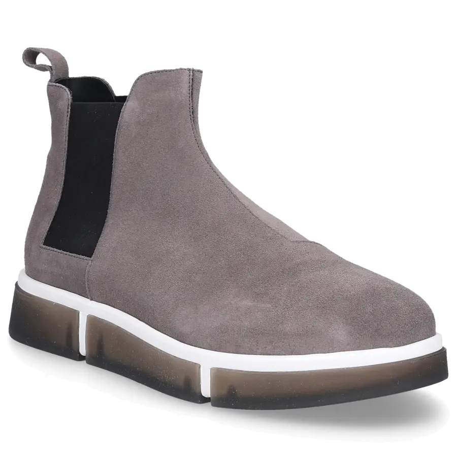 V Design - Chelsea Boots BEATLES Kalbsveloursleder - grau