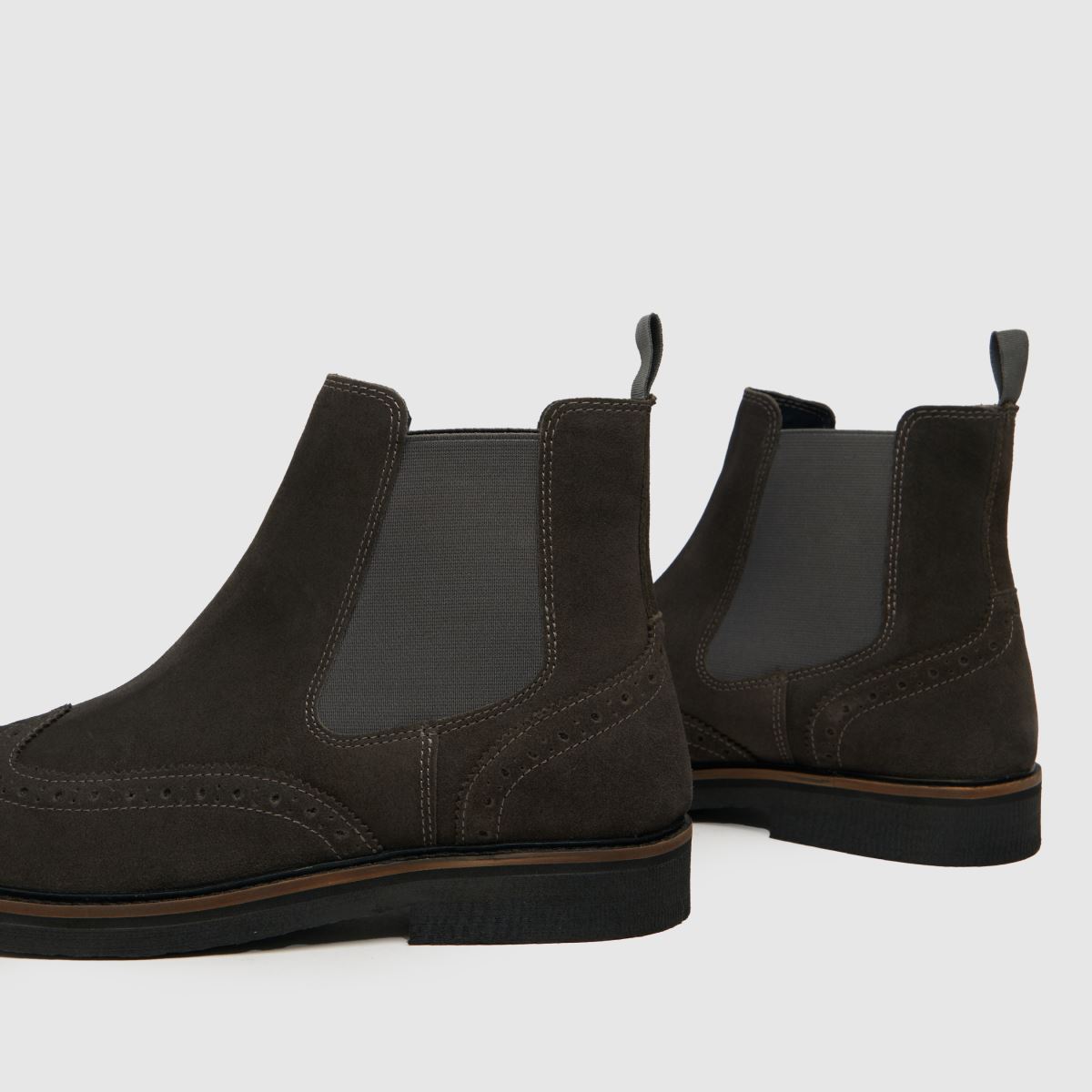 Šedé semišové boty Schuh Doyle