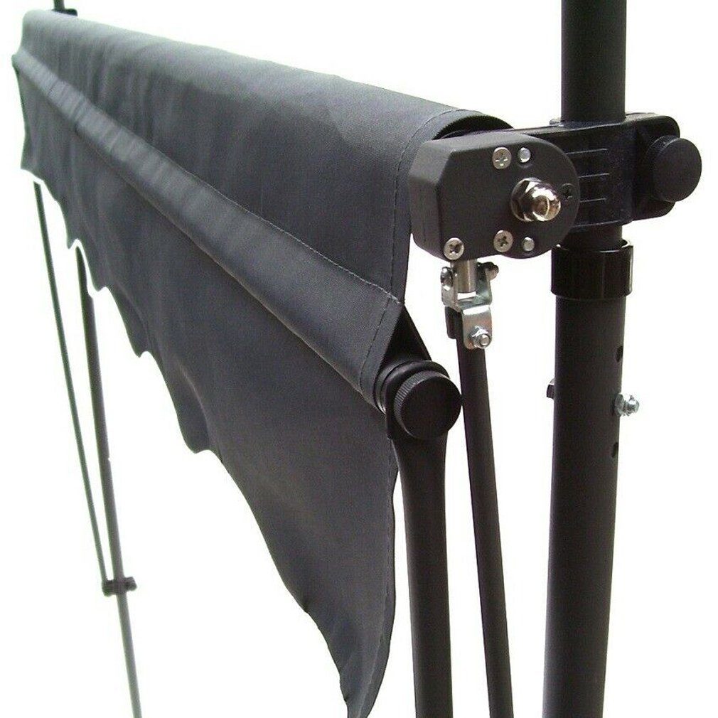 Apex Markise Markise Klemmmarkise 350cm Balkonmarkise Sonnenschutz Handkurbel Einziehbar