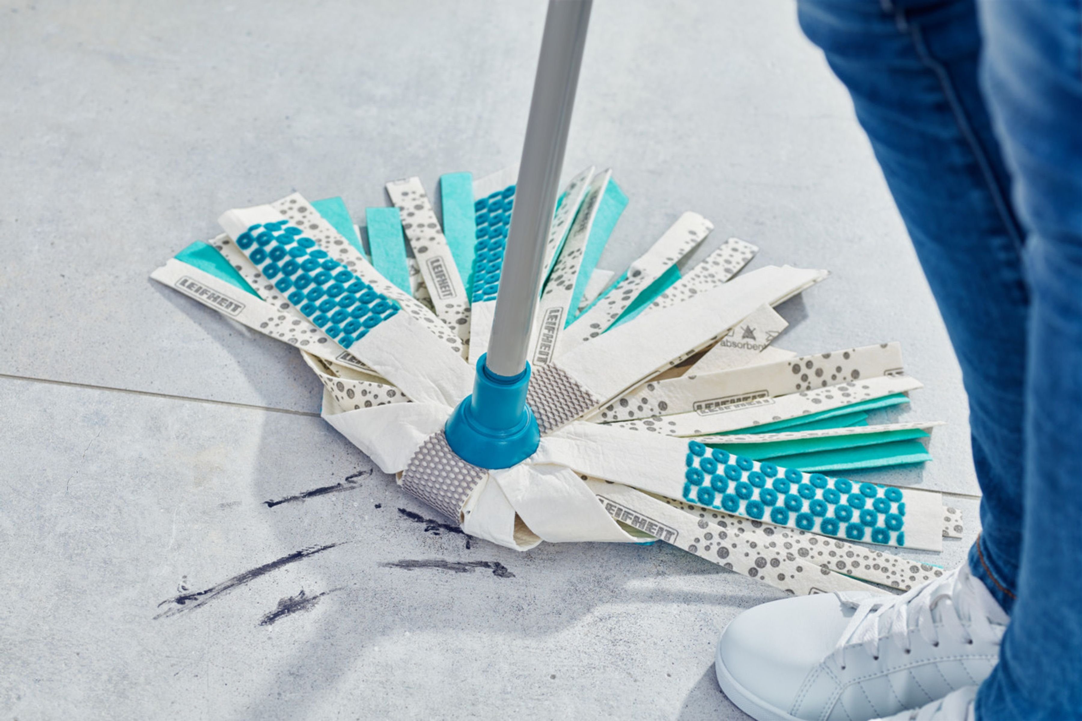 Leifheit Wischmopp LEIFHEIT Ersatzkopf Mop Bodenwischer Mopaufsatz