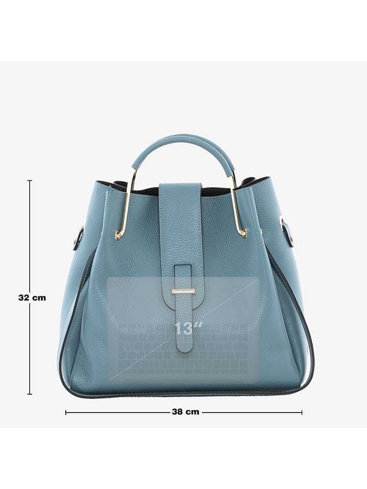 Lucca Baldi Leder-Henkeltasche 