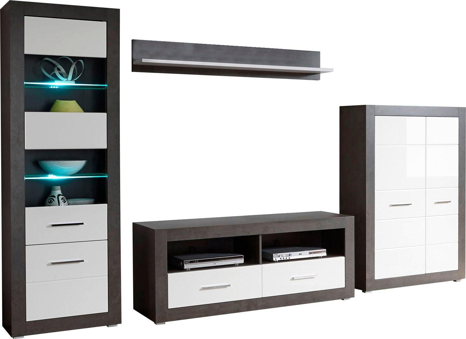 INOSIGN Wohnwand Etero, (Set, 4-St)