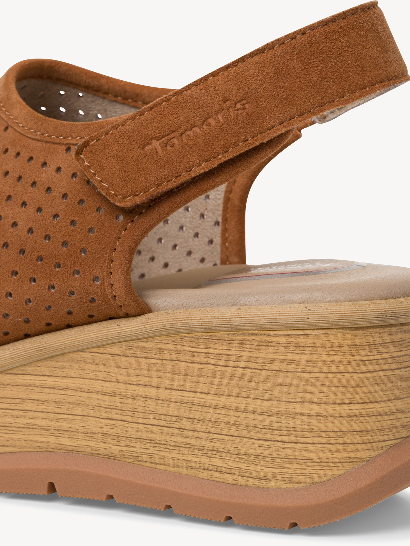 Sandale en cuir - marron