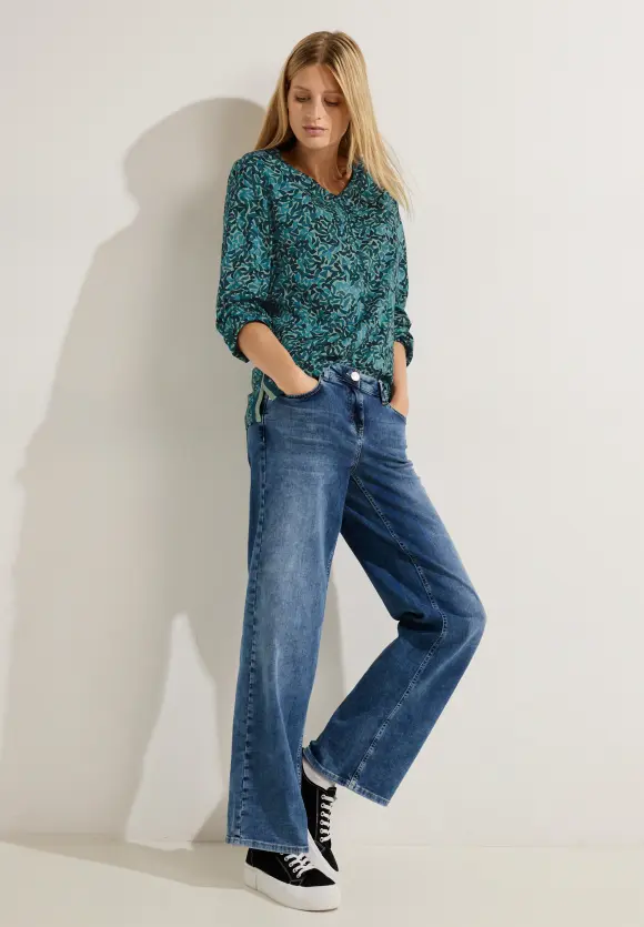 CECIL Bluse mit Minimalprint