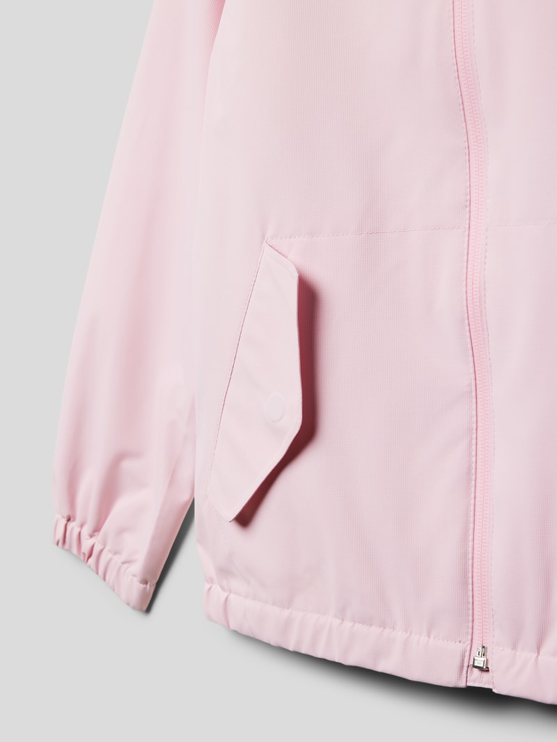 Jacke mit Kapuze in hellrosa