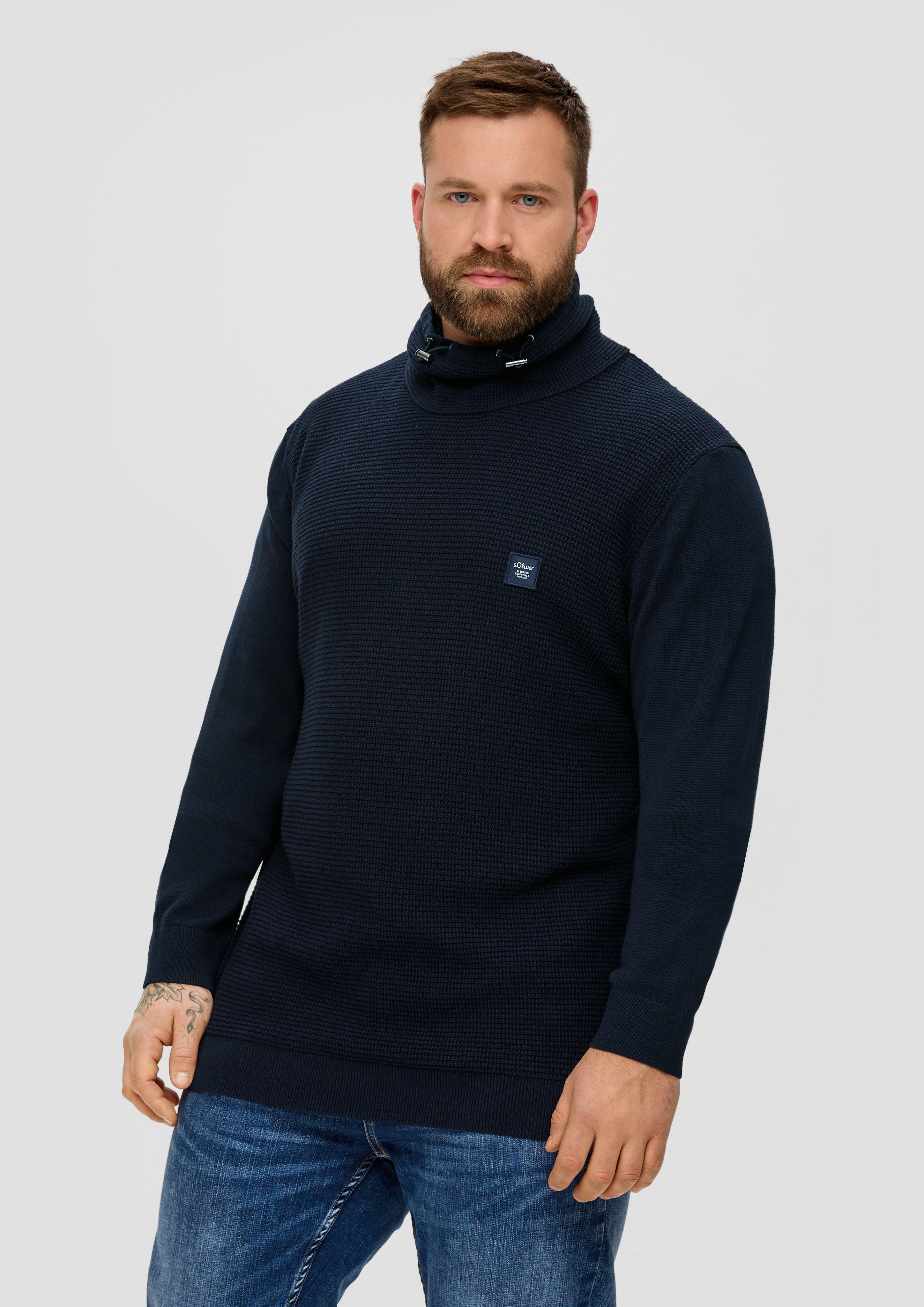 Strickpullover mit Jersey-Ärmeln  2143414-5978