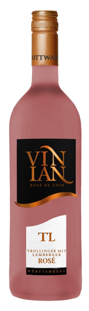 Württembergische WZG Bottwartaler Vinian Trollinger Lemberger Rosé Qba 0,75L 6er Karton