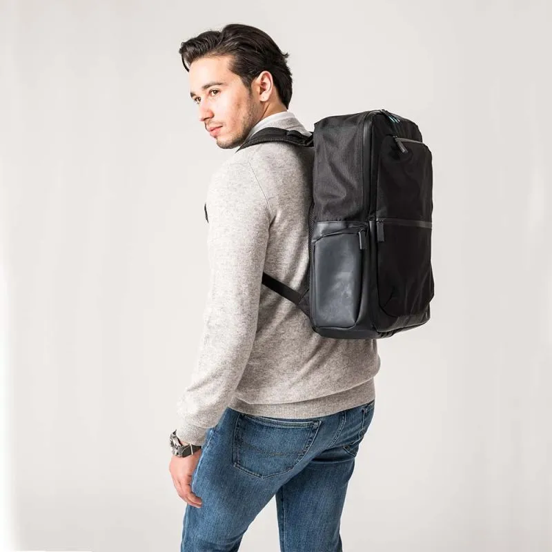 aporti Laptop Rucksack Milano - Schwarz