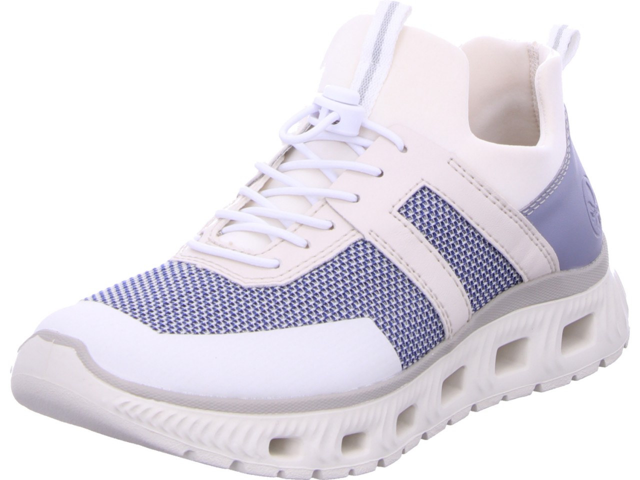 RIEKER Sportliche Slipper blau
