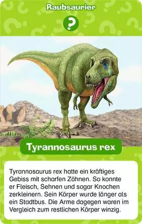 Wieso? Weshalb? Warum? Dinosaurier Quartett - Reisespiel ab 4 Jahren