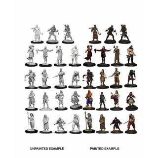 WizKids Deep Cuts Miniatures - Townspeople & Accessories