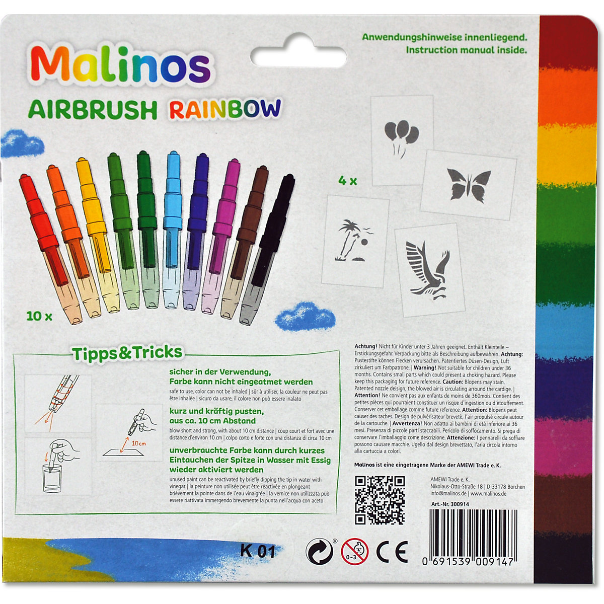 BloPens Rainbow 10er