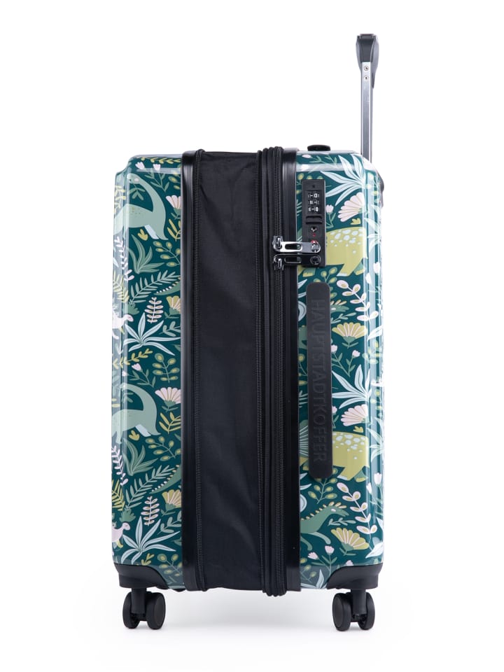 Hauptstadtkoffer Mitte - Handgepäck Bordgepäck-Trolley Koffer, TSA, in DINO FLORAL günstig kaufen S