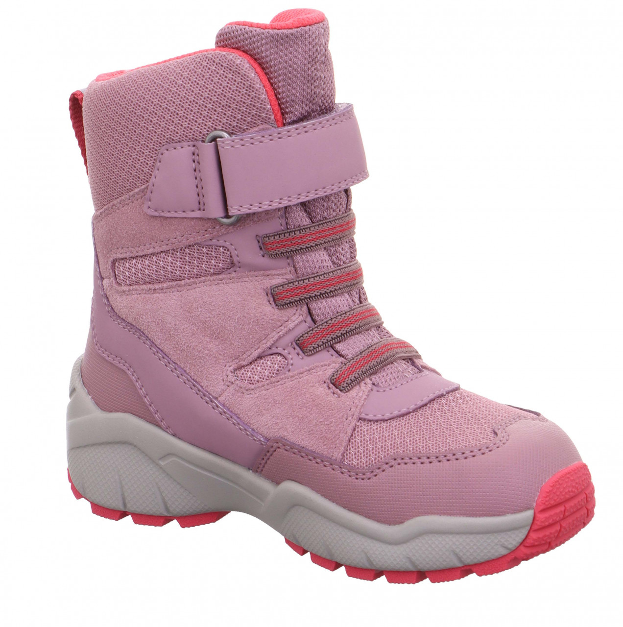 CULUSUK 2.0 - Lila/Pink Stiefel mit Klettverschluss