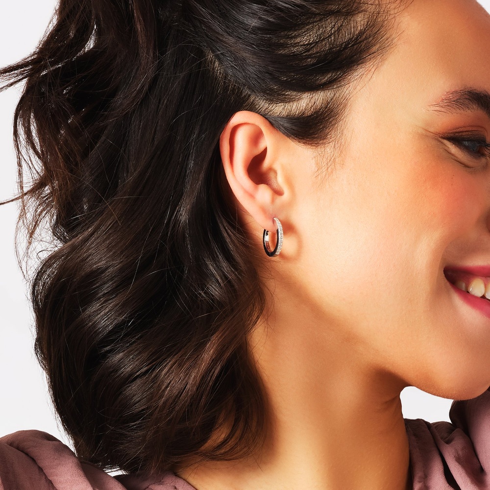 Esprit Créoles 925 Argent Boucles d'oreilles