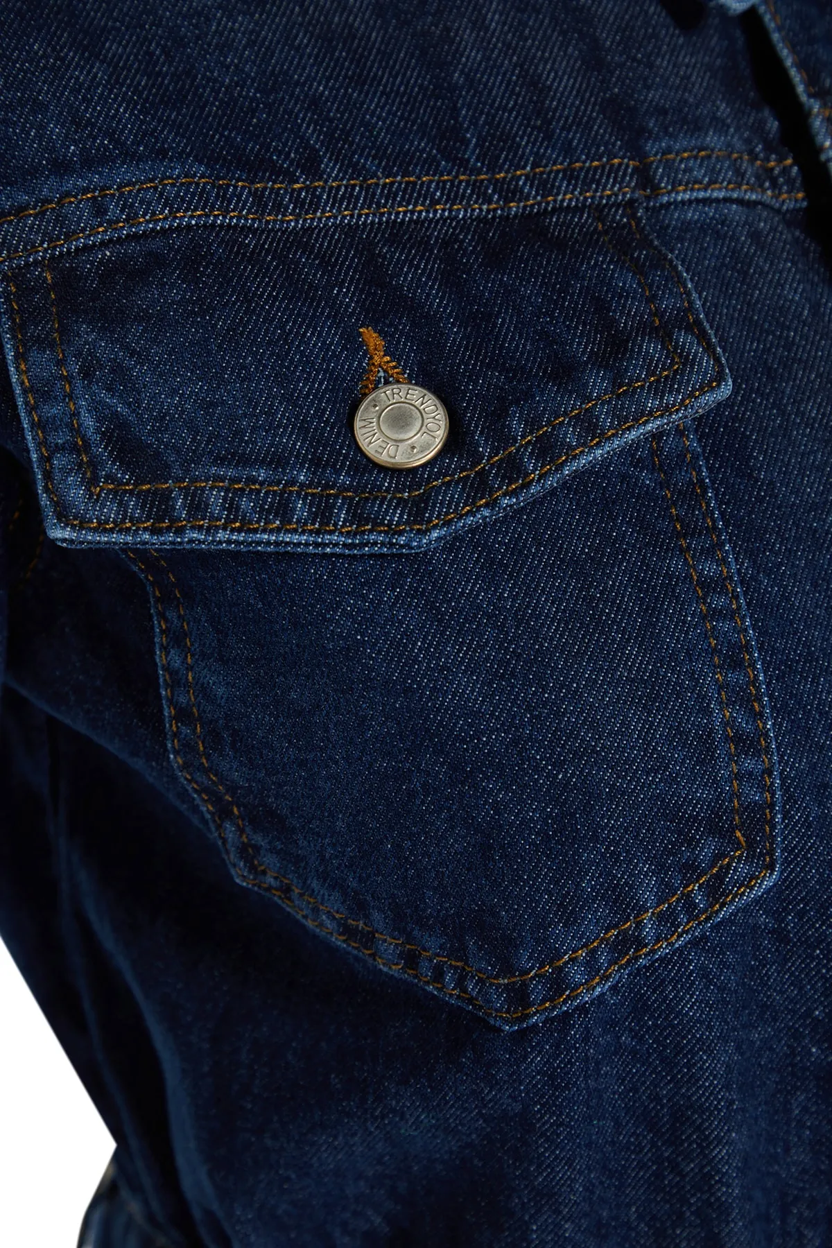 Trendyol Collection  Blaues Mini-Jeanskleid TWOAW23EL00643