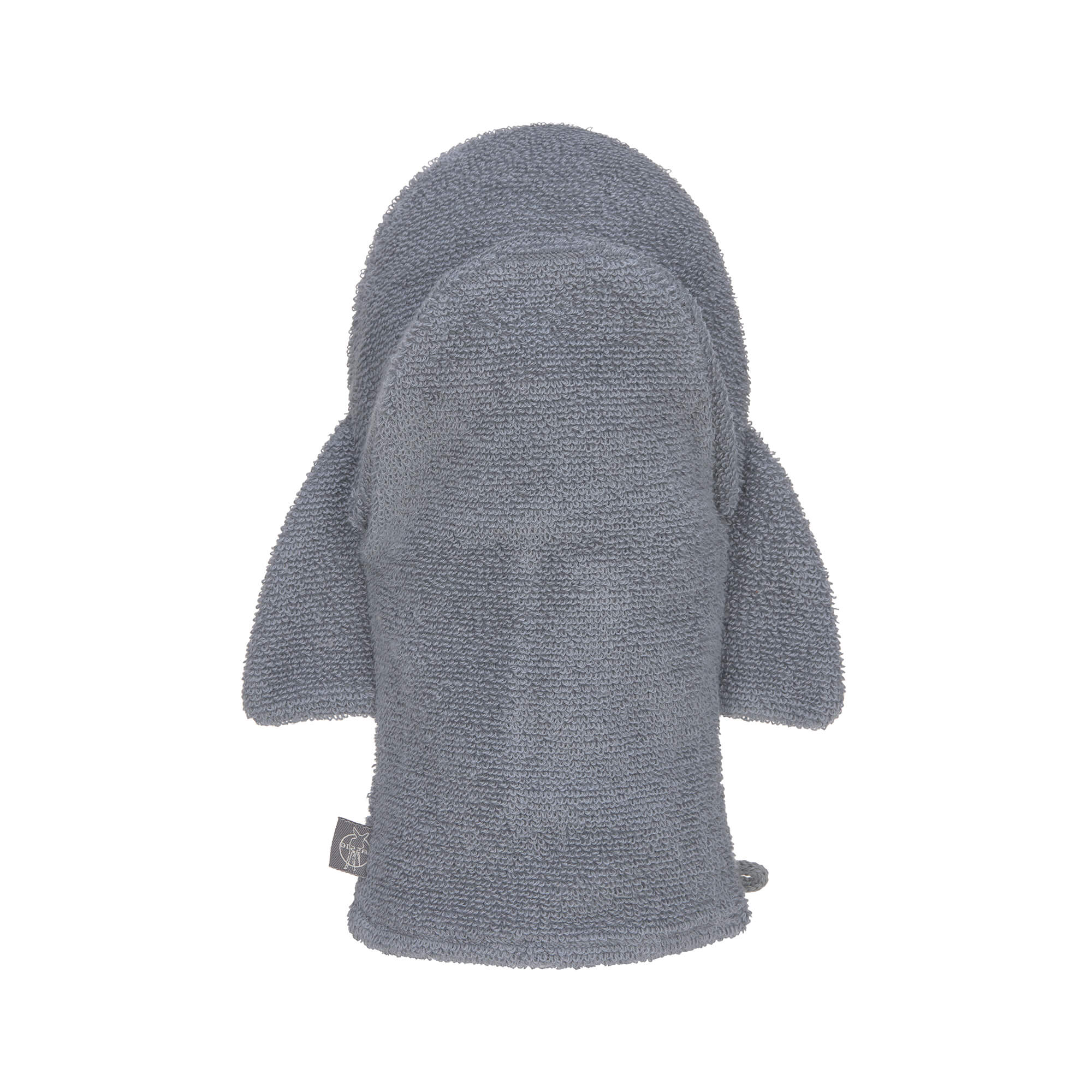 Spiel-Waschhandschuh GOTS, Hai Grau