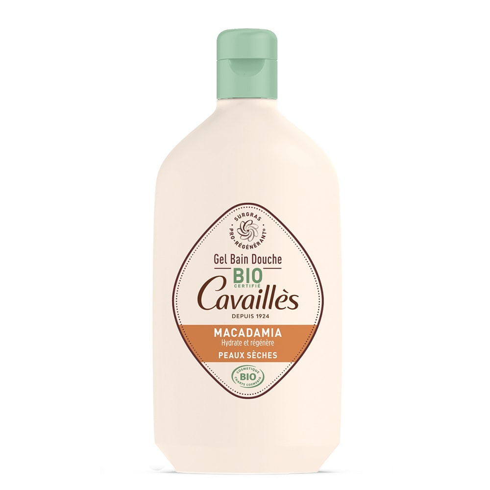 Cavaillès GEL BAIN ET DOUCHE HUILE DE MACADAMIA COSMEBIO PEAUX SECHES 400ml GEL DOUCHE