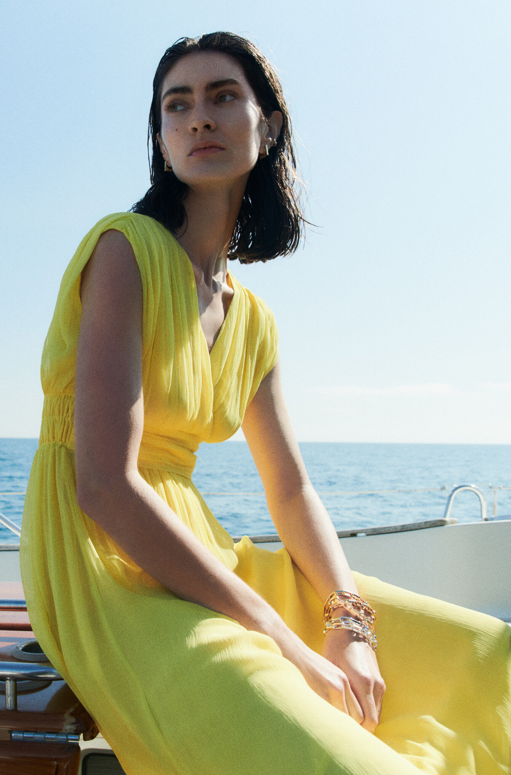 robe guest jaune femme