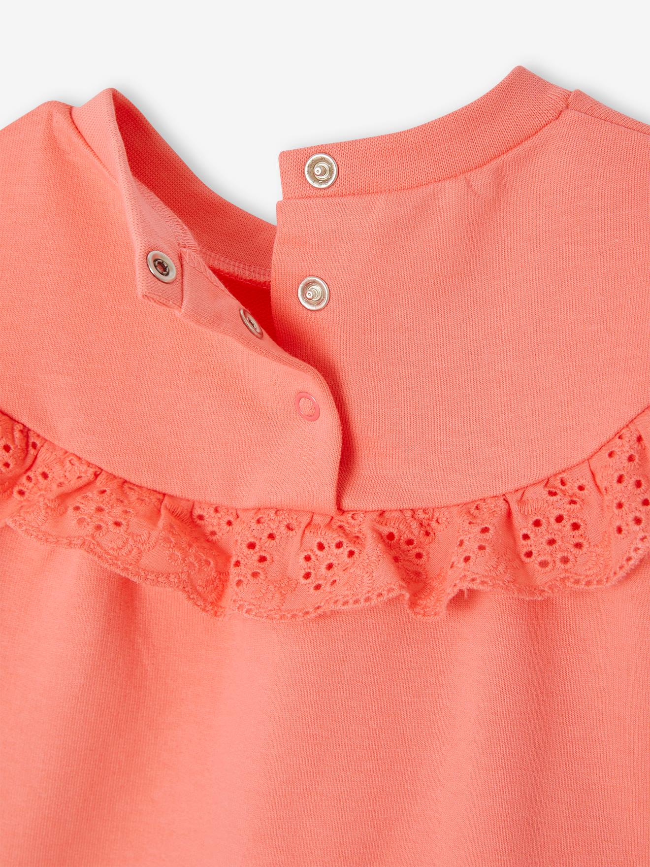 Vertbaudet Baby-Set: Sweatshirt & Leggings Oeko-Tex - fuchsia