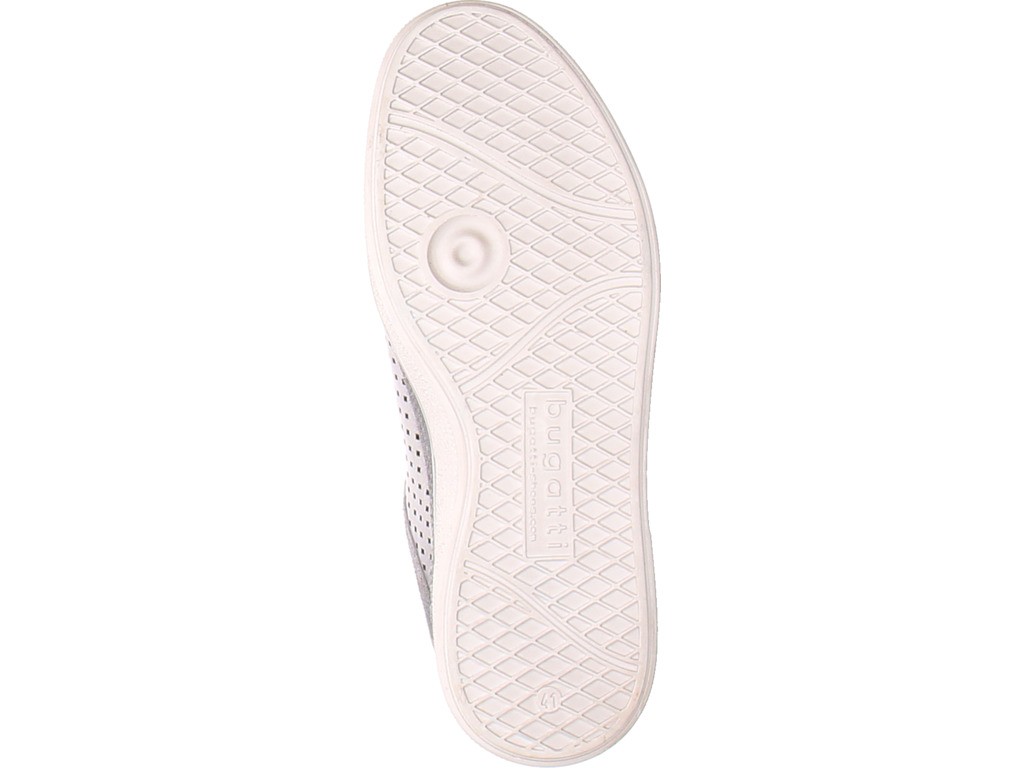 BUGATTI Sportliche Slipper weiss Carmelo