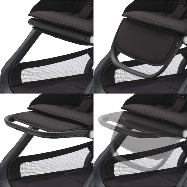 Bugaboo Dragonfly Stroller Set Midnight Black/Midnight Black/Black