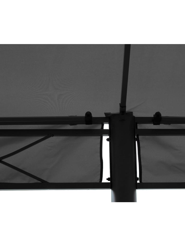 MCW Pergola Calpe mit Seitenwand und Moskitonetz, Grau mit Seitenwand   Moskitonetz günstig kaufen onesize