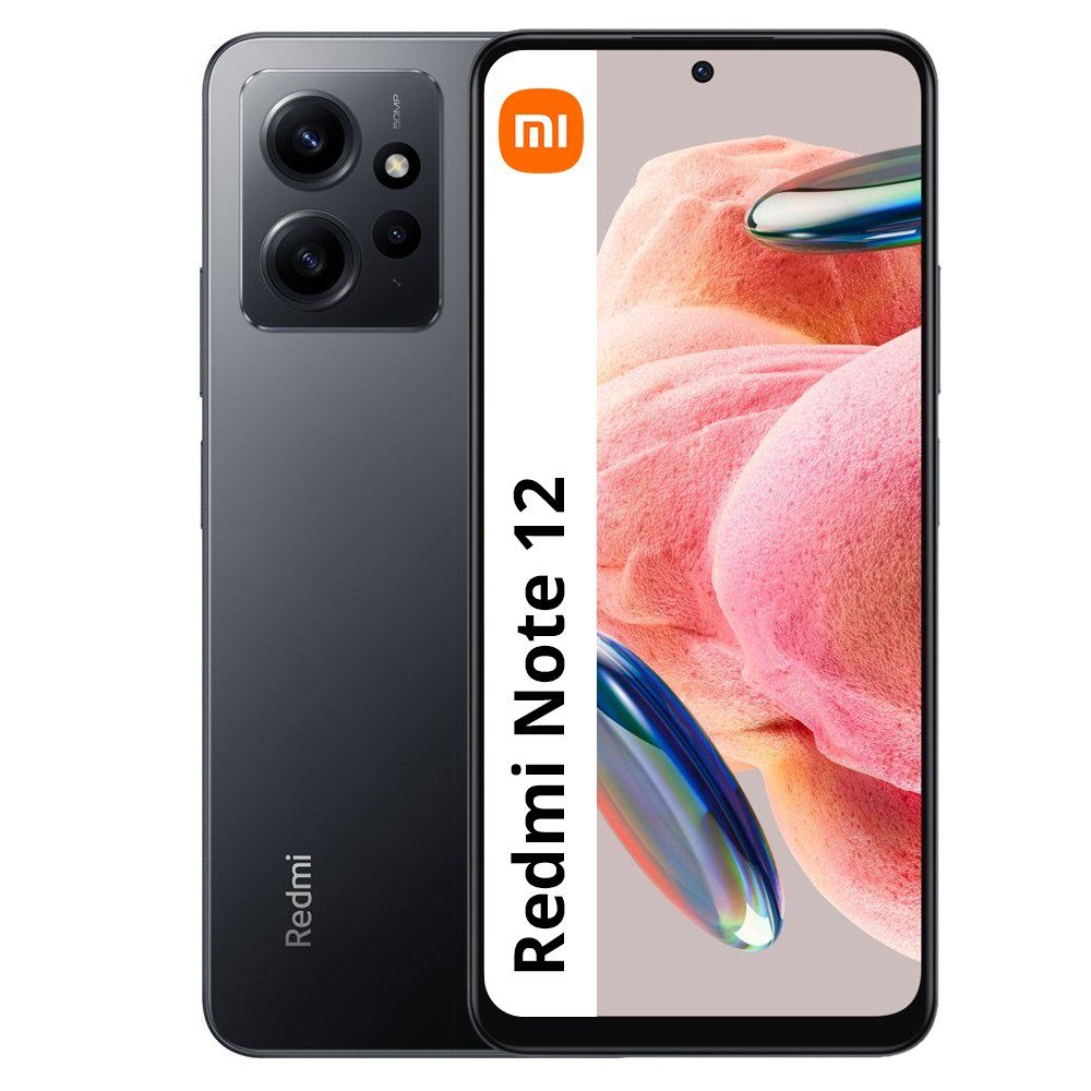 Xiaomi Redmi Note 12 Smartphone (6.67 Zoll, 128 GB Speicherplatz, 50 MP Kamera)