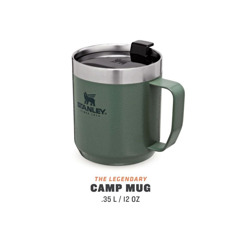 Stanley Campingbecher, Classic Legendary Camp Mug 12oz \/ 350ml Hammertone Green
