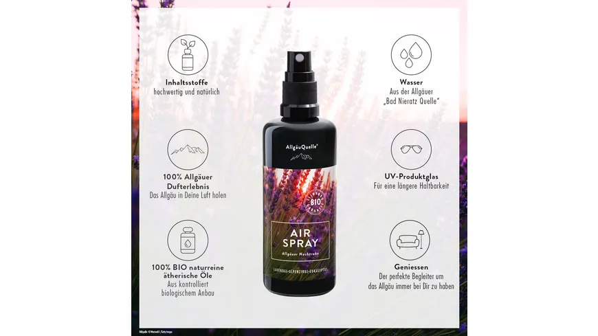 AllgäuQuelle AirSpray Nachtruhe 100 ml