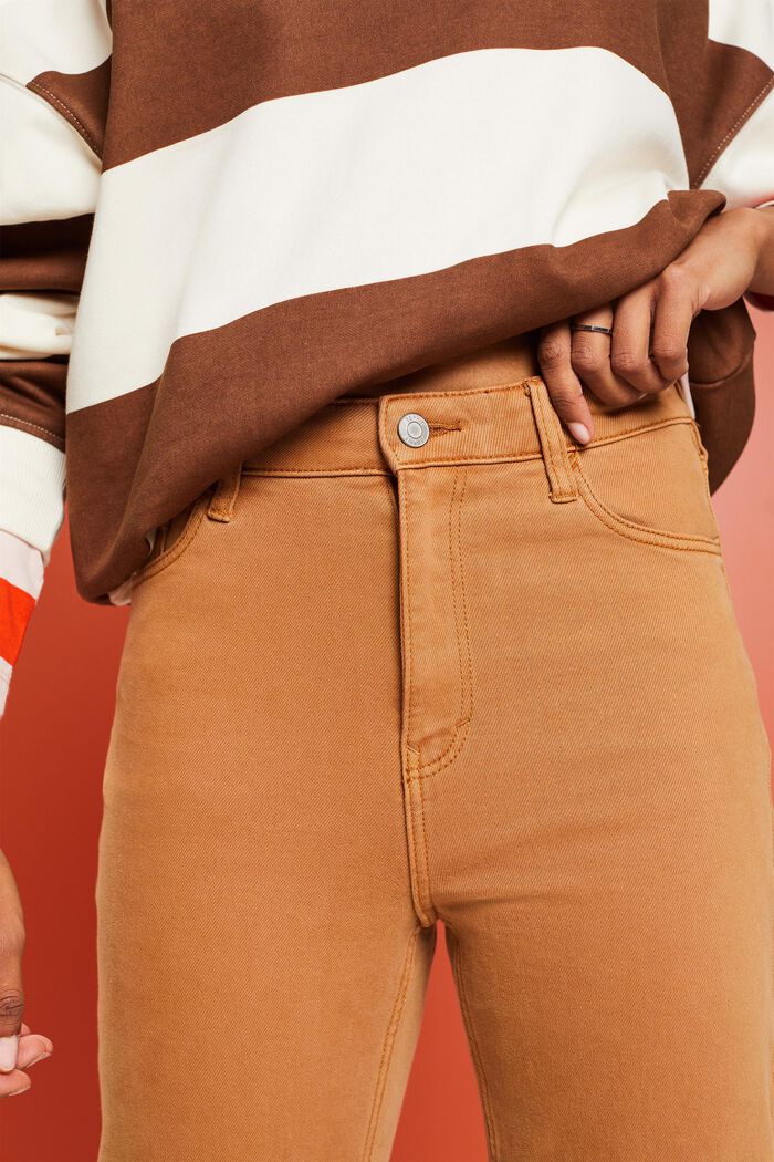 Retro-Hose mit gerader Passform und hohem Bund