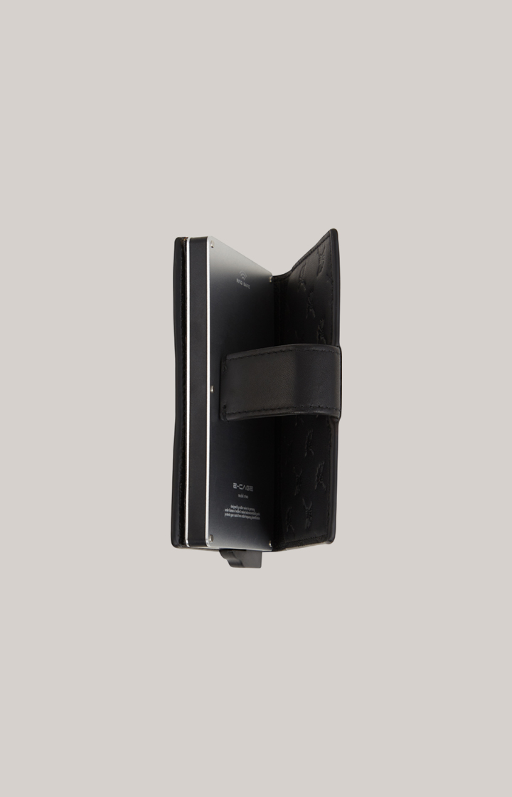 Leder-Karten-Etui Sofisticato C-Two in Schwarz
