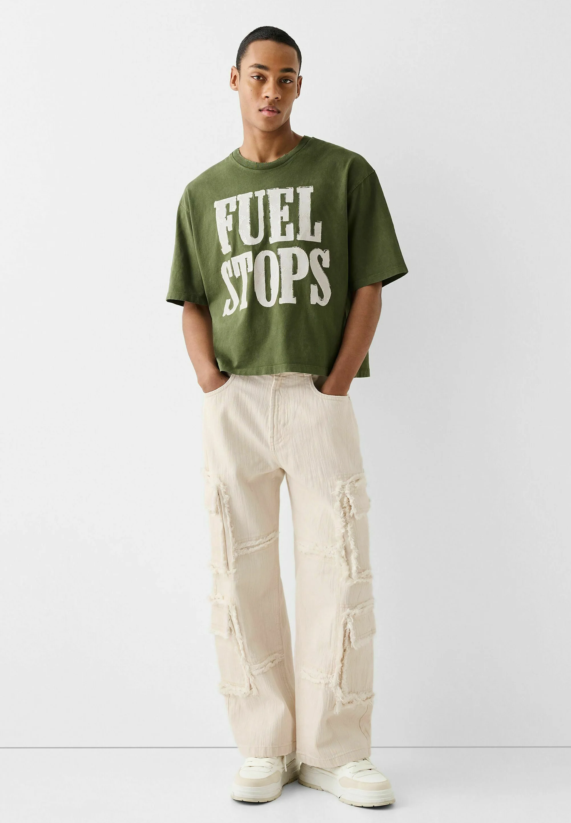 Bershka SUPER - Vaqueros holgados