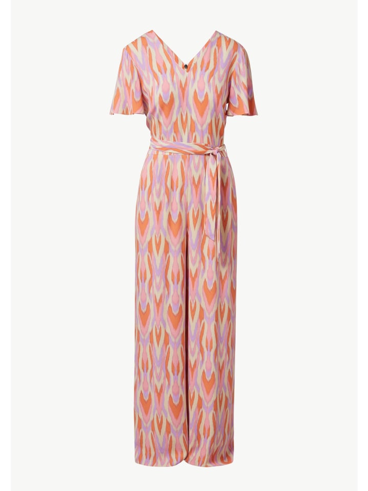 comma Overall lang in Mehrfarbig-orange-weiß günstig kaufen