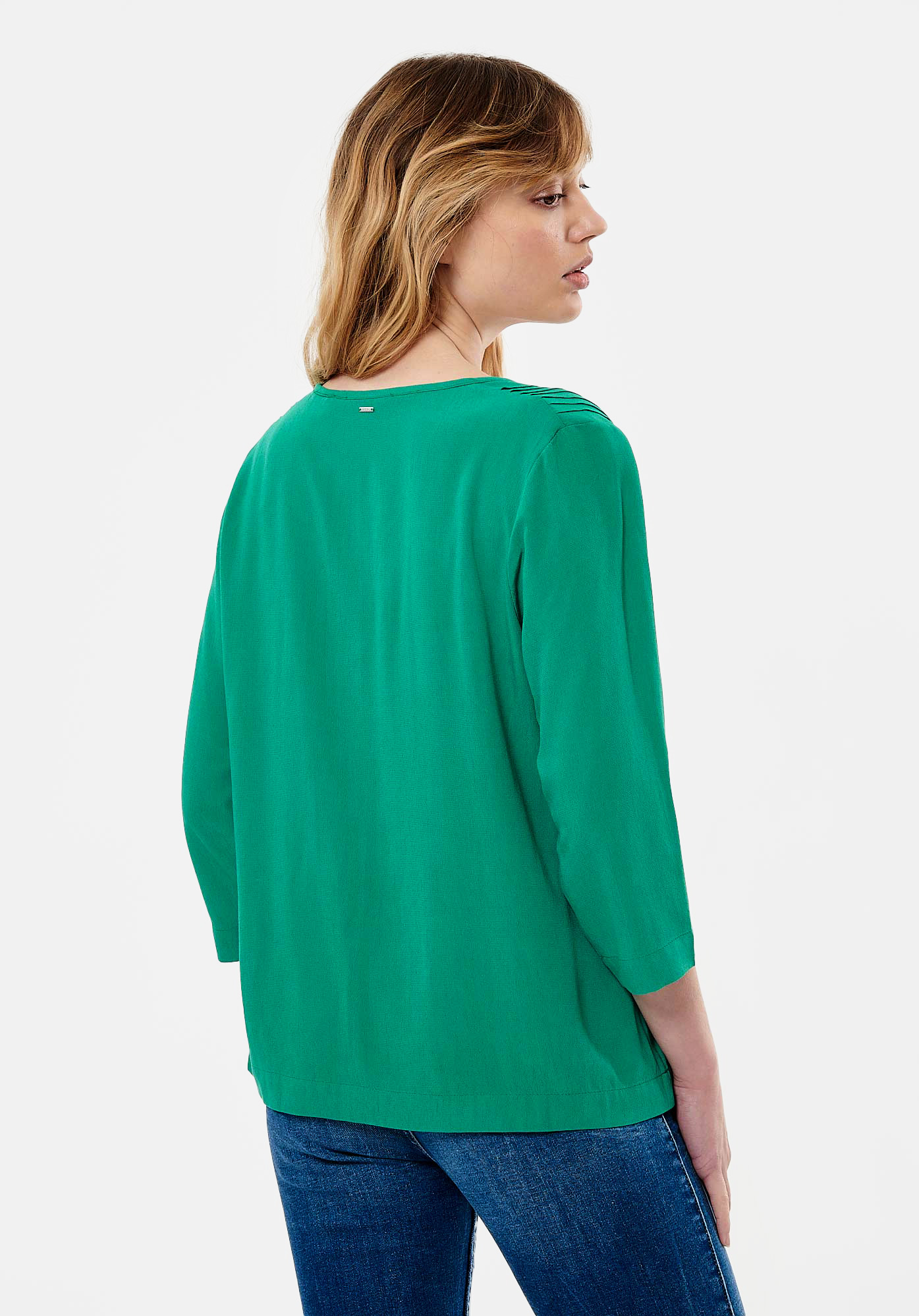 GILOU  Blouse verte Femme