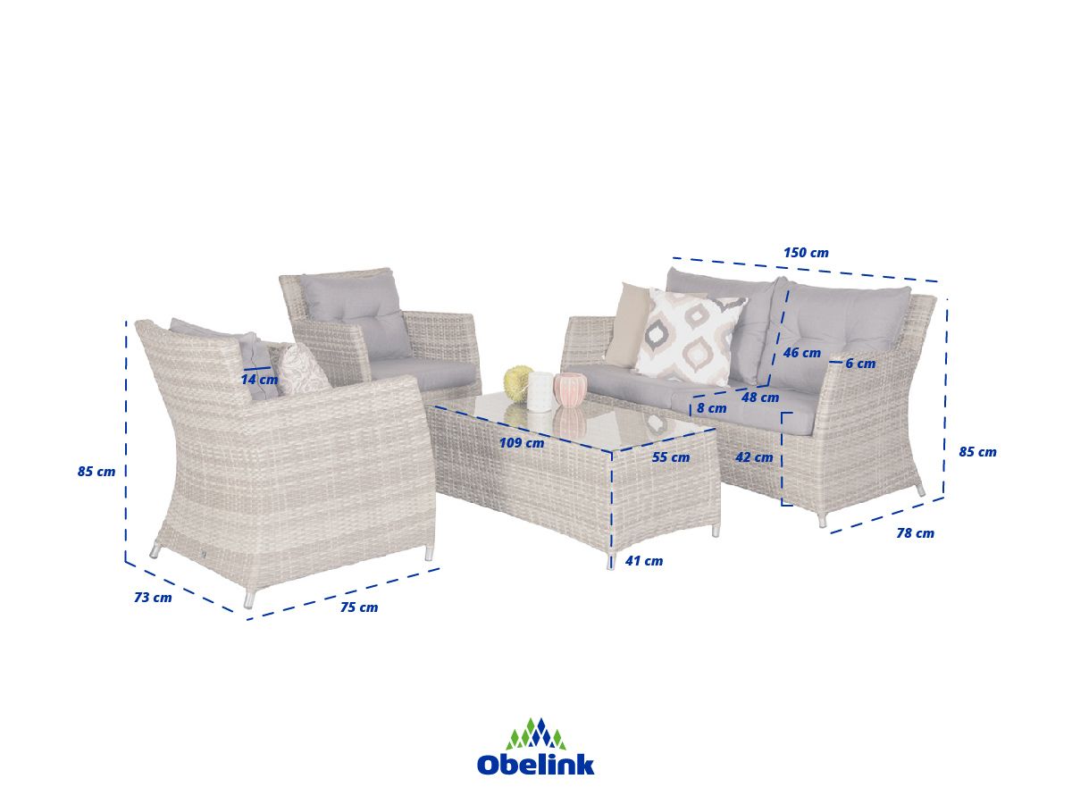 Outdoor Feelings Dijon Loungeset