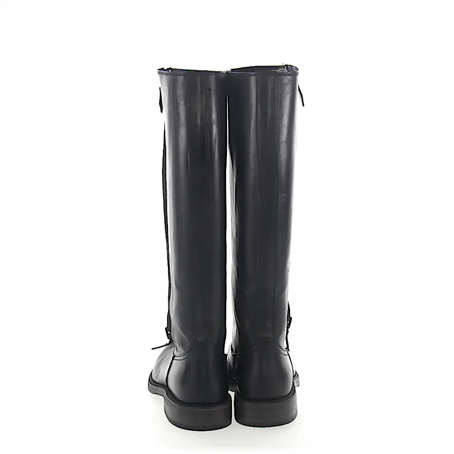 Budapester - Stiefel Schwarz Kalbsleder - schwarz