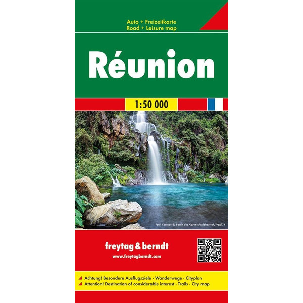 Réunion, Autokarte 1:50.000 - Straßenkarte