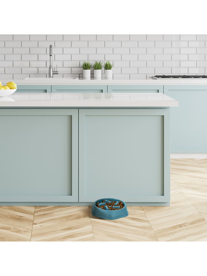 relaxdays 3 x Anti Schling Napf in Blau günstig kaufen onesize