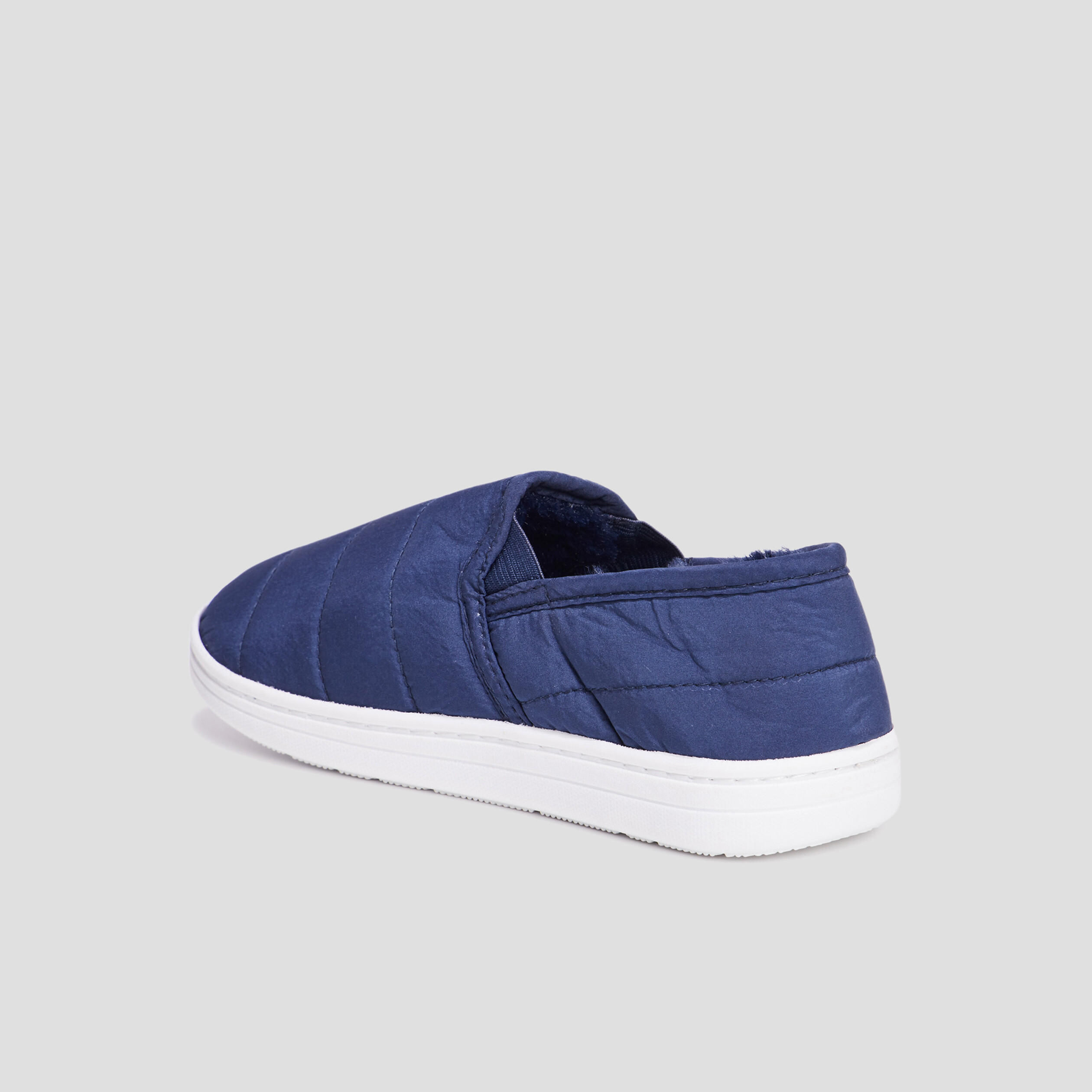 Chaussons sans gêne fourrés Creeks bleu garçon | La Halle