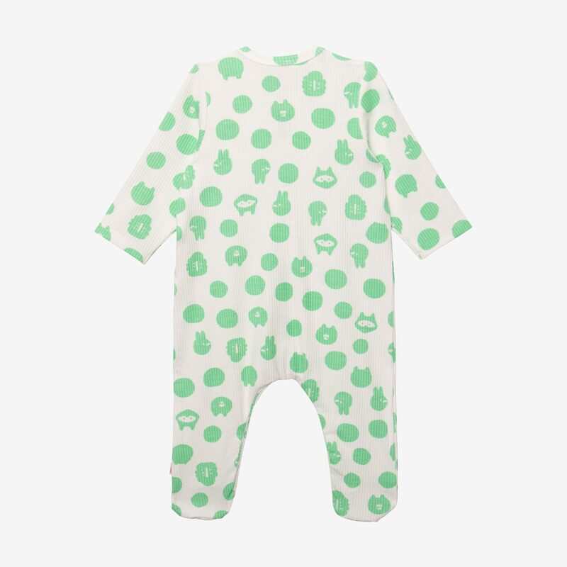 Pyjama bébé pois ludiques beige Catimini
