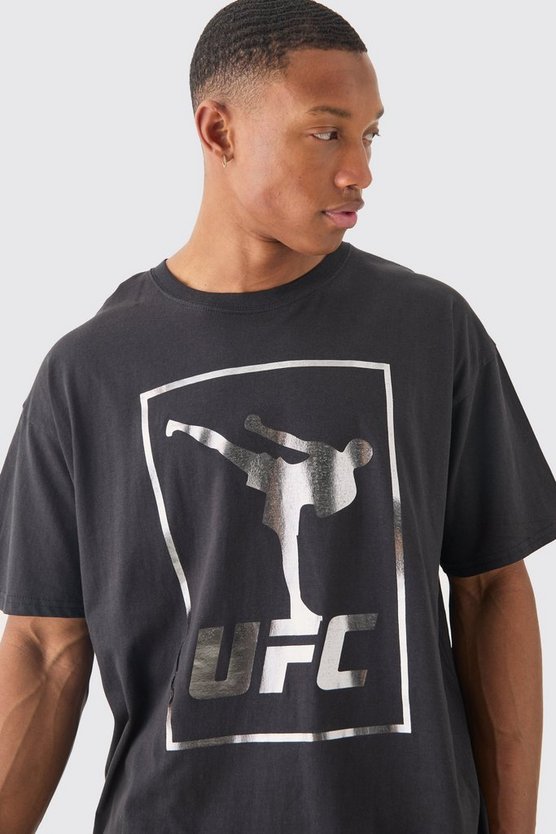Oversize T-Shirt mit lizenziertem Ufc Print