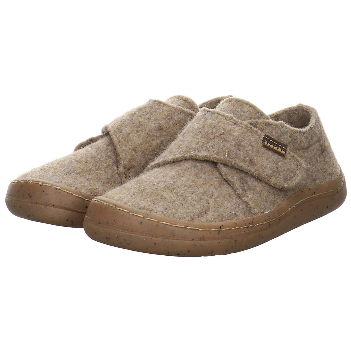 Jungen Hausschuhe Wooly Barefoot Hausschuh Kinderschuhe Textil uni Hausschuhe