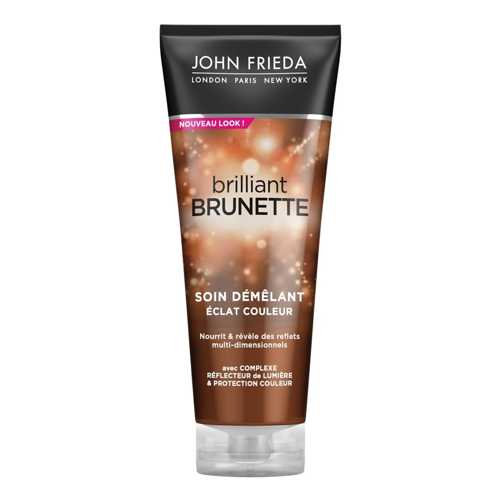 john frieda Brilliant Brunette Soin Démêlant Éclat Couleur Soin Démêlant cheveux bruns