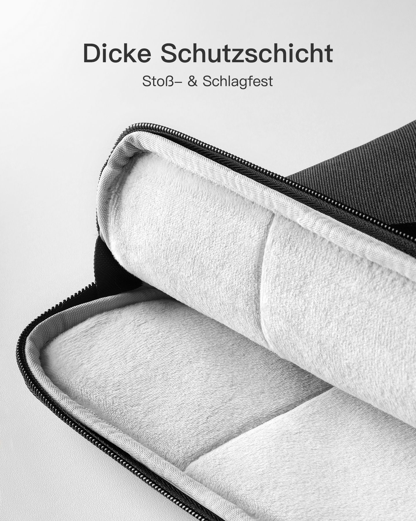 Inateck Laptoptasche Kompatibel mit 15.3 Zoll MacBook Air M2, den meisten 14 Zoll Laptop